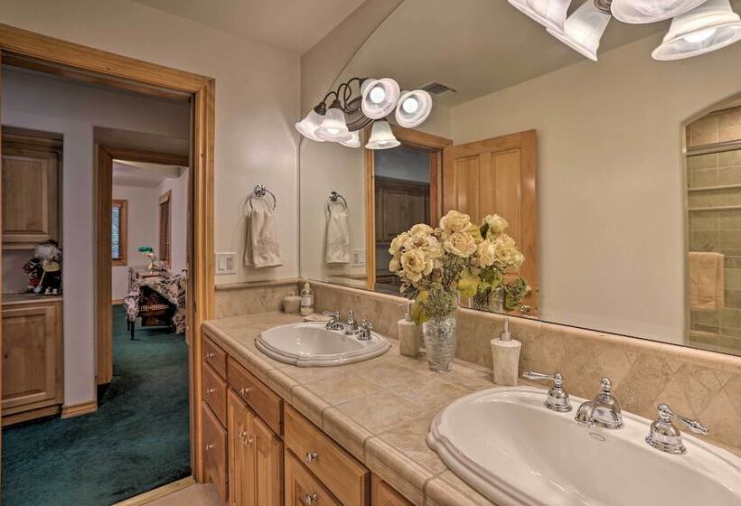 Waterfront Lake Arrowhead Home W/ View & Game Room