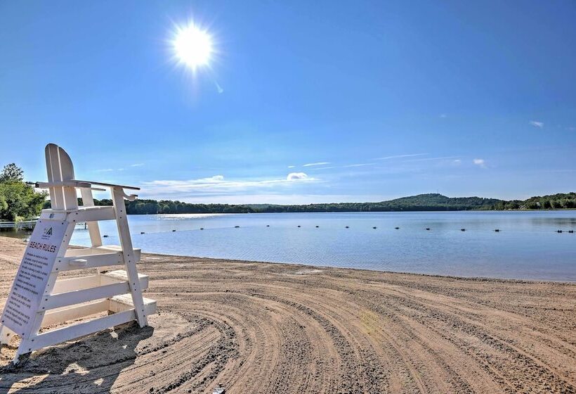 Creekside Arrowhead Lake House W/ Dock & Canoe!