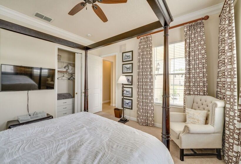 6 Mi To Disney: Lakefront Reunion Resort Home