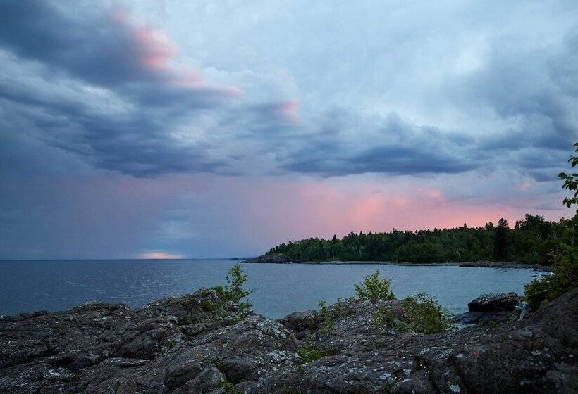 Reflections  Cabin On Lake Superior   Near Lutsen