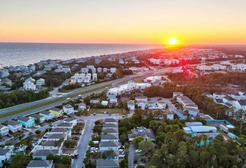 Half Mi To Inlet Beach: Home W/ Grill & Fire Pit