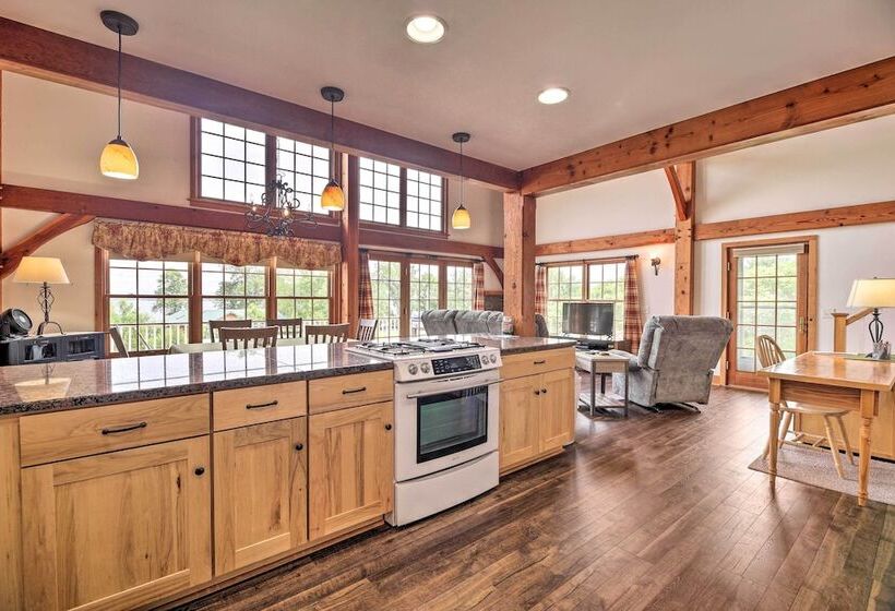 Waterfront Home W/ Dock & Beach On Lake Champlain!