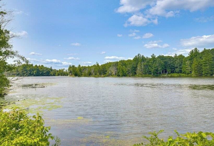 Skiing & Hiking: Water View Home In The Berkshires