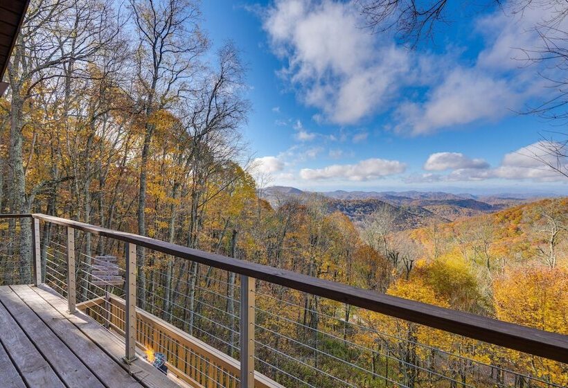 Wolf Laurel Resort Home W/ Long Range Views!