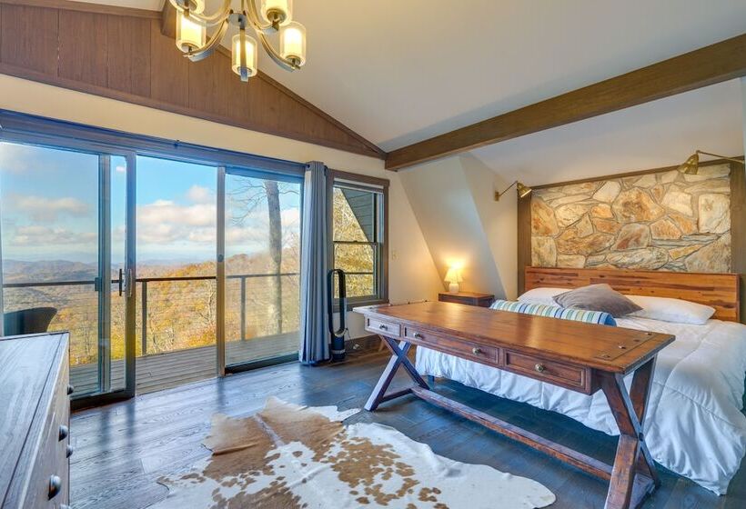 Wolf Laurel Resort Home W/ Long Range Views!