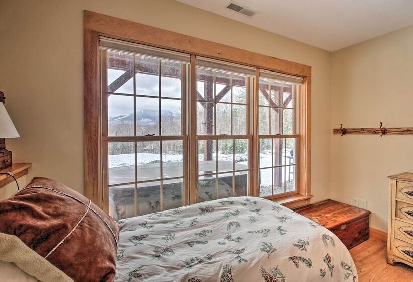 Architect Designed Franconia Home: Hot Tub & Views