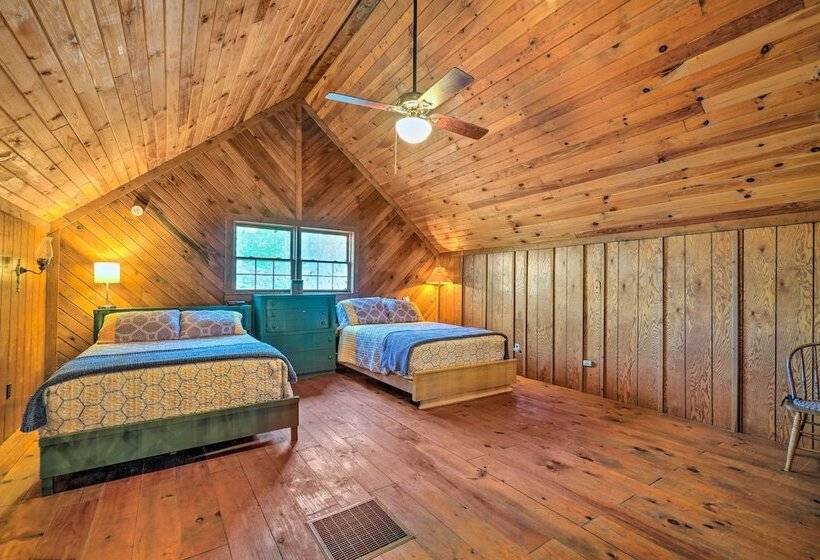 Lakefront Cabin W/ Boat Dock & Sunset Views!