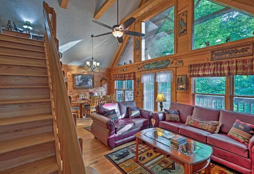 Return To Eden Cabin W/ Hot Tub: 4 Mi To Dollywood