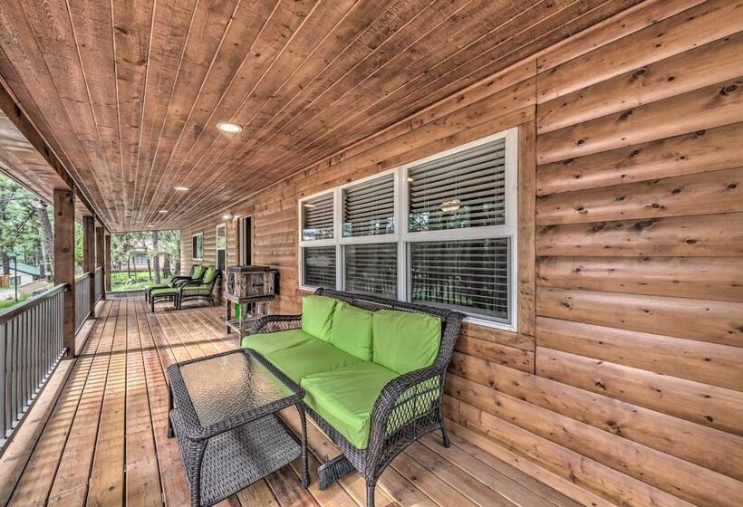 Ruidoso Cabin W/ Patio   Walk To Midtown!