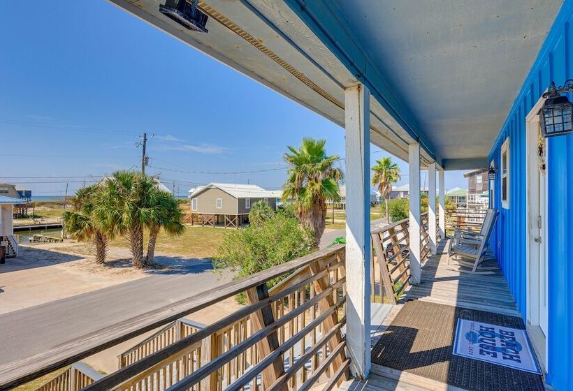 Waterfront Dauphin Island Home W/ Deck & Boat Dock