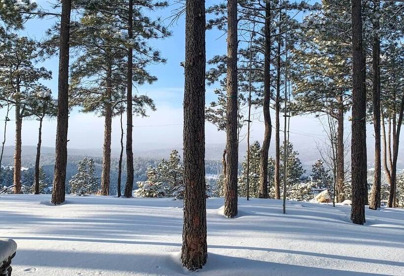 Custom Angel Fire Home: Views, Hot Tub & Fire Pit!