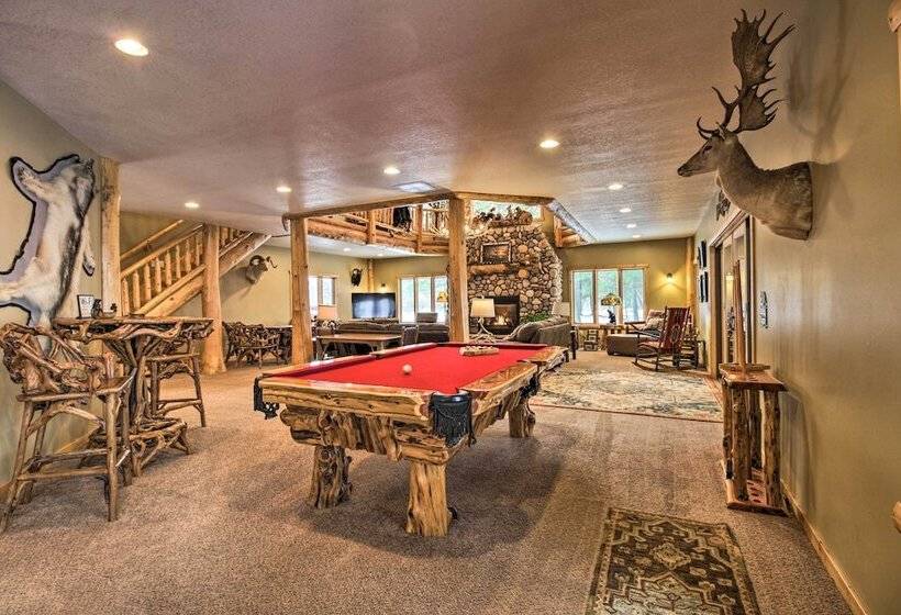 Expansive Ruth Lake Home W/ Dock, Fire Pit & Beach