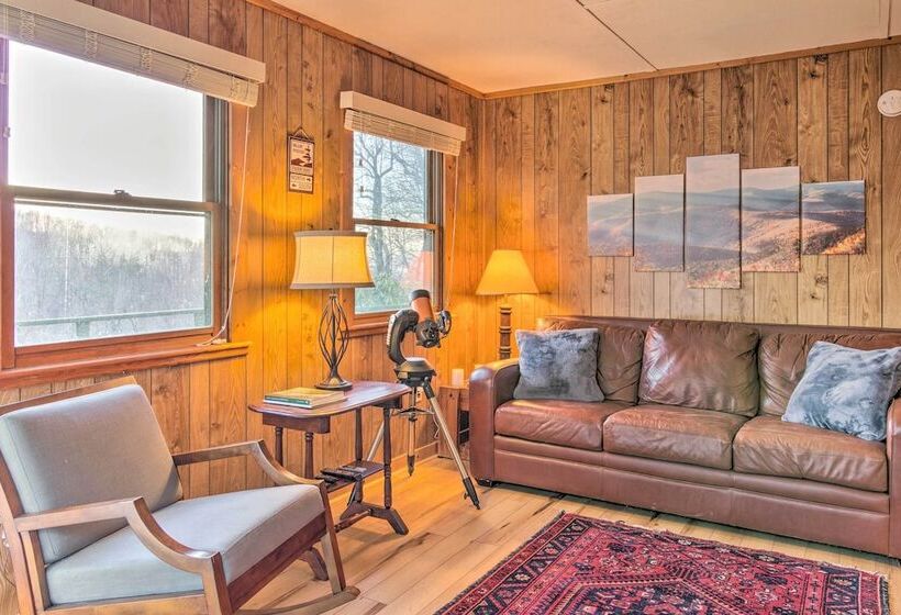 2 Decks + Views: Spruce Pine Cabin On 8 Acres