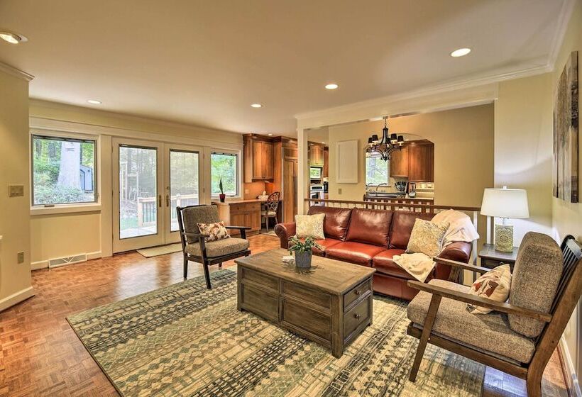 Updated Ranch Style Home W/ Scenic Deck, Pond