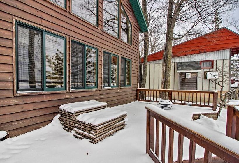 Waubun Lake Cabin W/ Private Dock + Fire Pit!