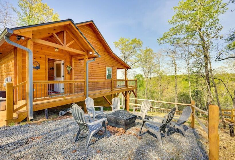 Beautiful Murphy Cabin W/ Mountain View & Fire Pit