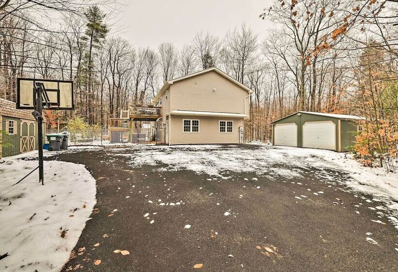 Spacious Long Pond Home: Game Room + Hot Tub!