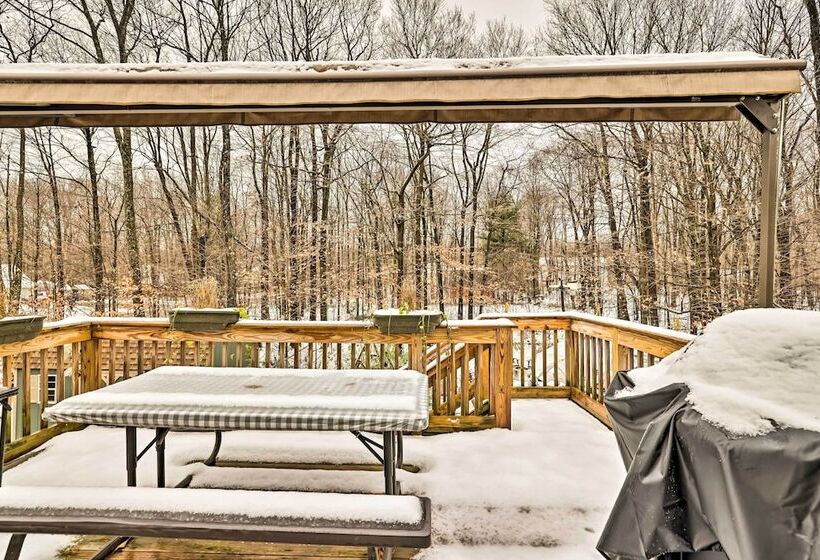 Spacious Long Pond Home: Game Room + Hot Tub!