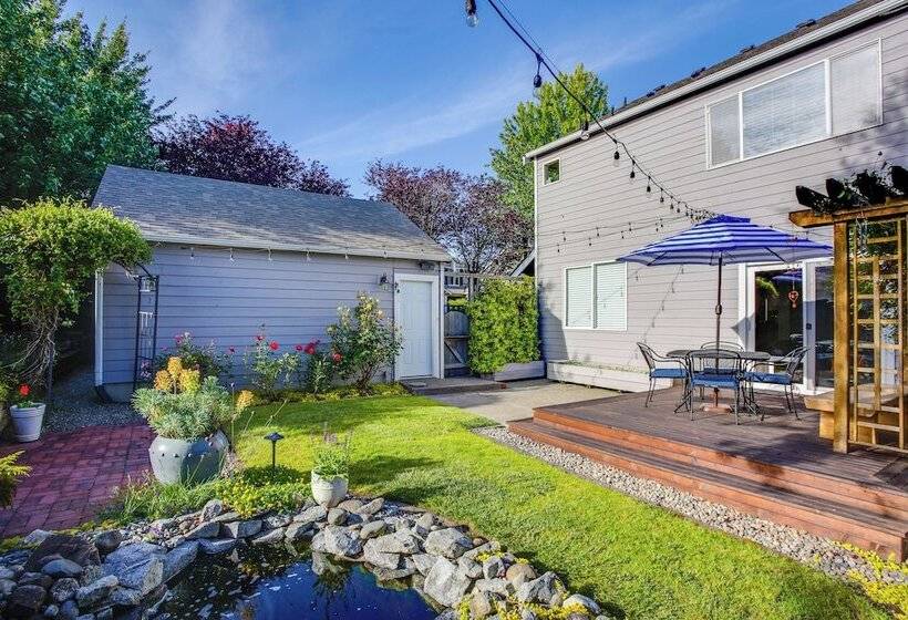 Tacoma Home W/ Garden + Pond ~ 3 Mi To Beach!