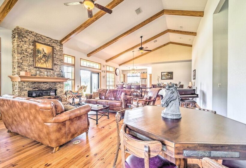 House W/ Wraparound Porch, 1/2 Mi To Lake!