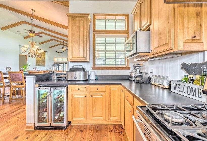 House W/ Wraparound Porch, 1/2 Mi To Lake!