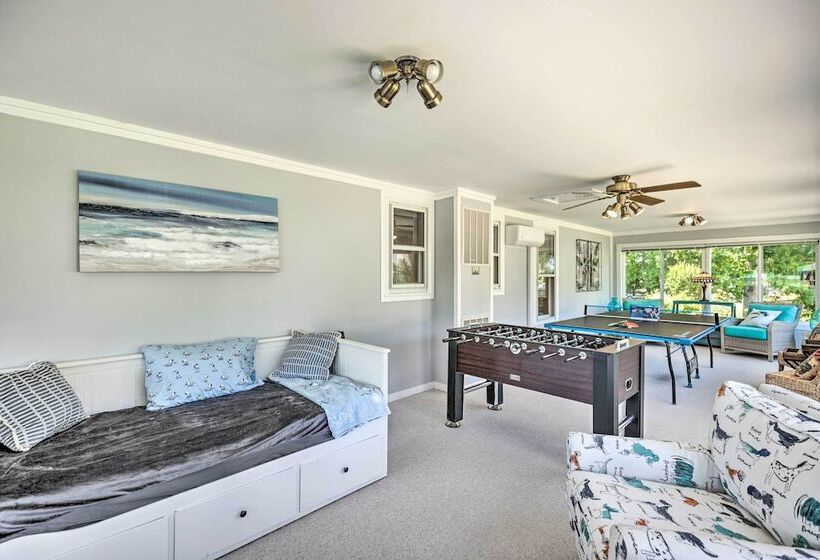 Idyllic Waterfront Home W/ Game Room & Dock