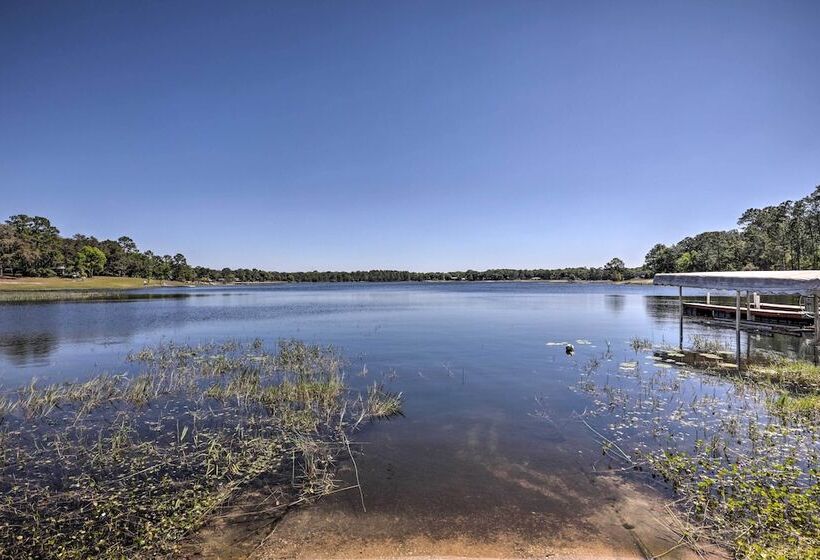 Keystone Heights Lakefront Cabin   Fire Pit, Grill