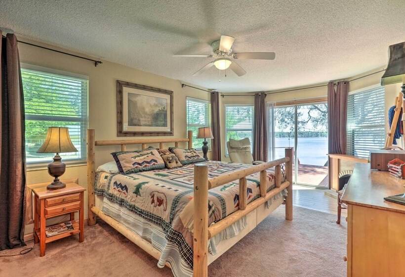 Keystone Heights Lakefront Cabin   Fire Pit, Grill