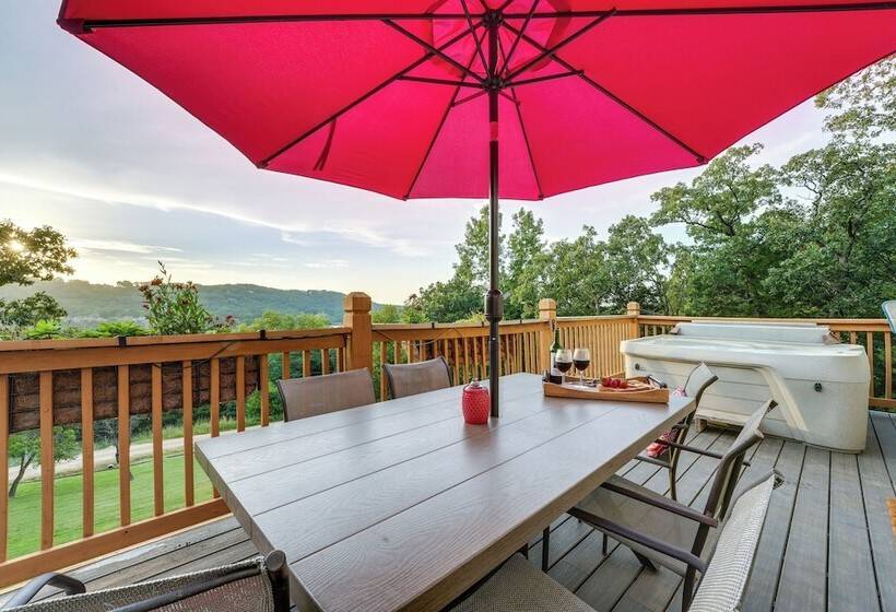 Lake View Home In Blue Eye W/ Hot Tub & Fire Pit!