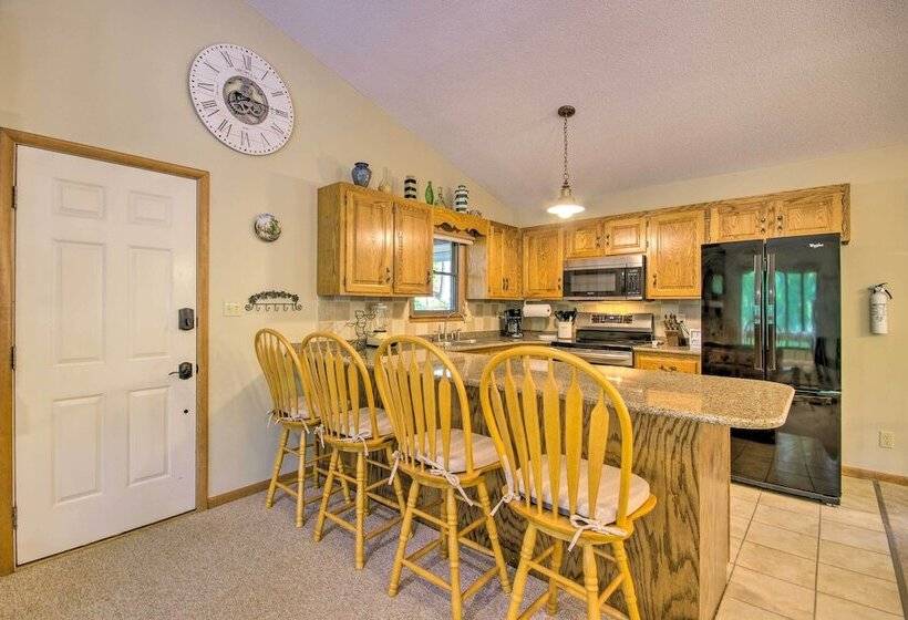 Private Boat Dock: Lakefront Eldon Home!