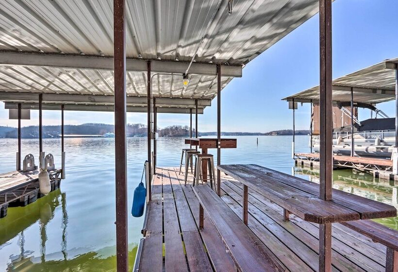 Dock + Slip: Lakefront Linn Creek Home!