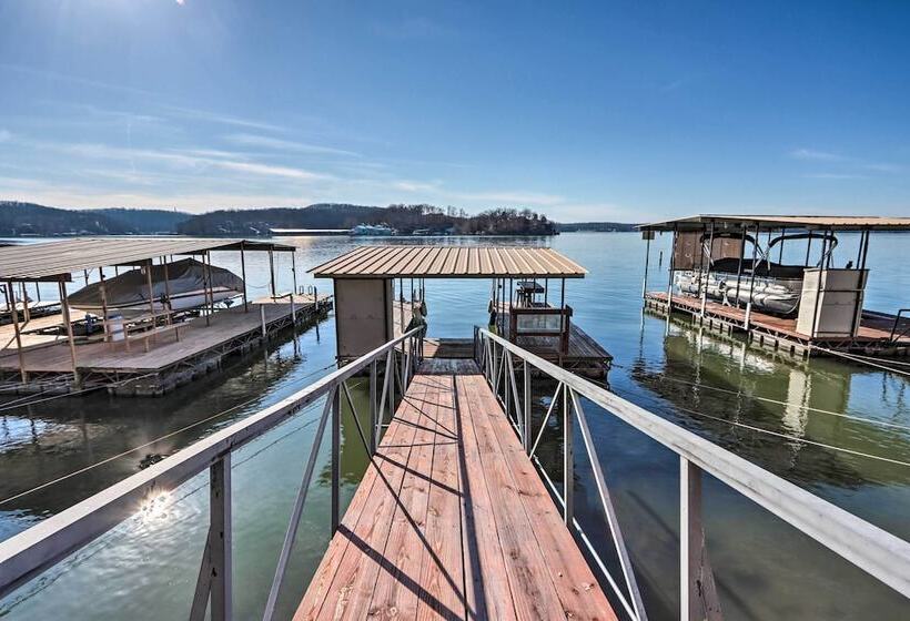 Dock + Slip: Lakefront Linn Creek Home!