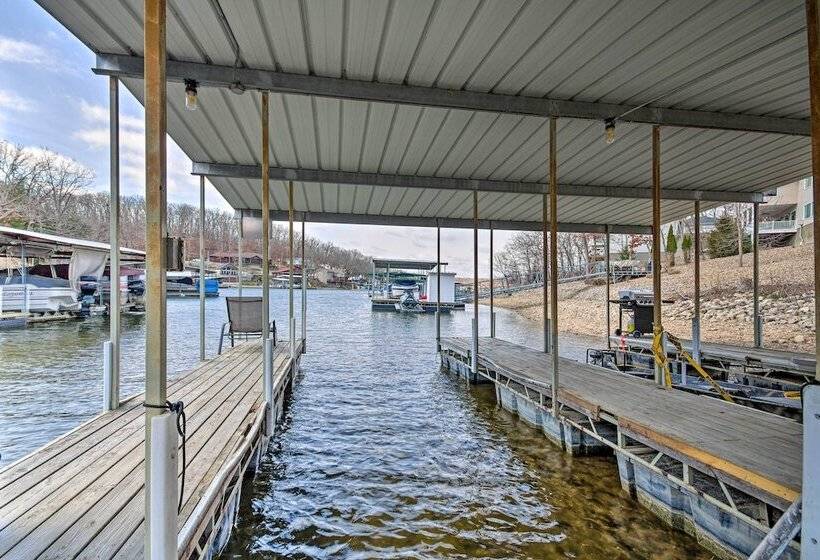 Dock & Fire Pit: Lakefront Rocky Mount Home!