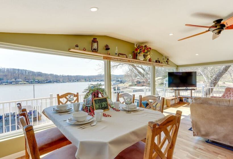 Waterfront Lake Of The Ozarks Home W/ Private Dock