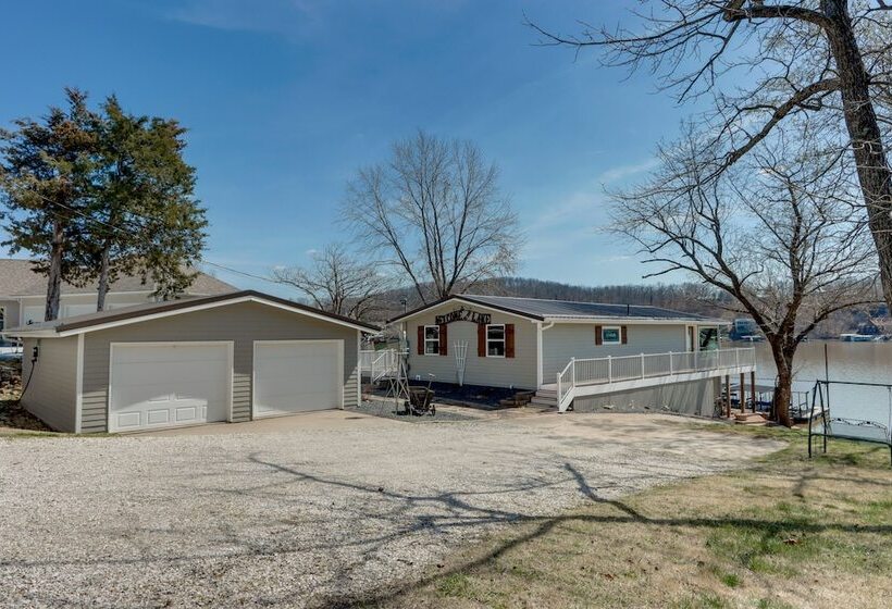 Waterfront Lake Of The Ozarks Home W/ Private Dock