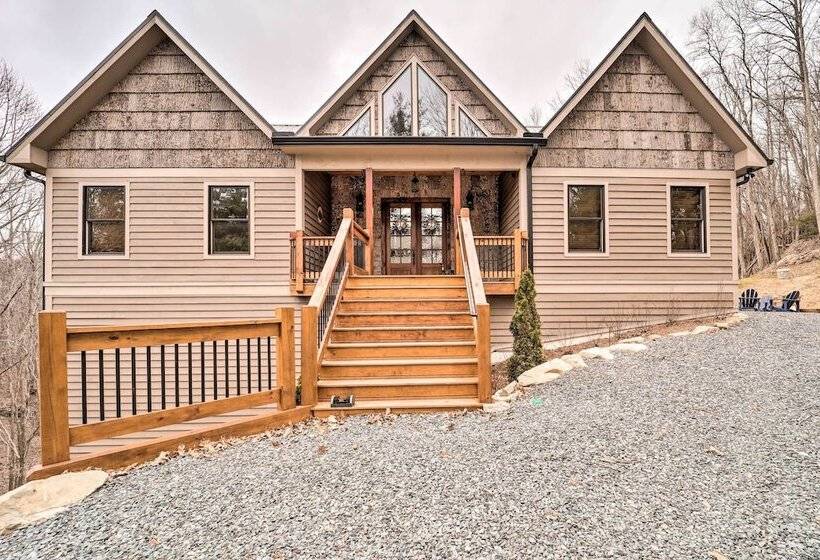 Mountainside Retreat W/ Fire Pit In Banner Elk