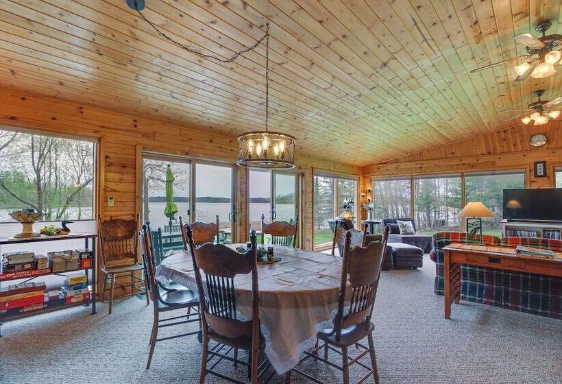 Lakefront Hackensack Cabin W/ Patio & Grill!