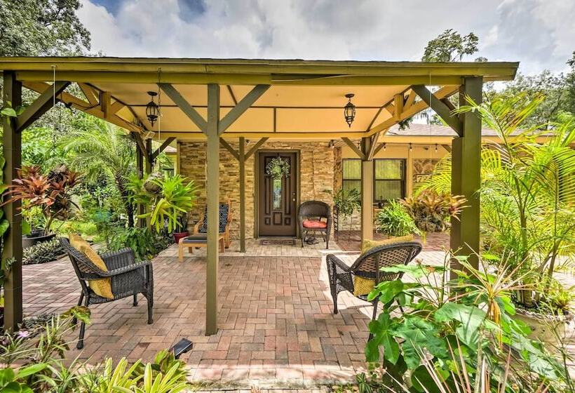 Lush Riverfront Escape W/ Private Boat Dock!