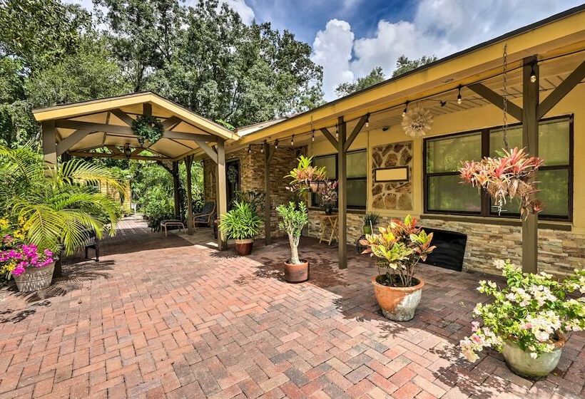 Lush Riverfront Escape W/ Private Boat Dock!