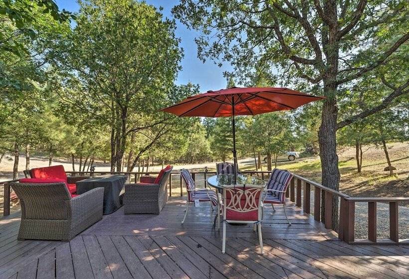 Pet Friendly Ruidoso Cabin W/ Hot Tub & Fire Pit