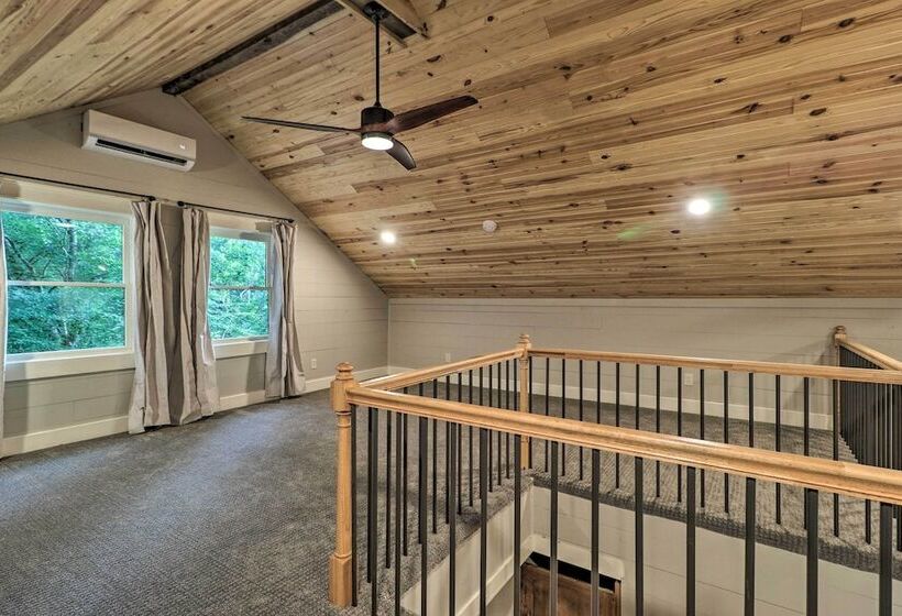 Rustic Chic Riverfront Home W/ Dock, Deck & Canoes
