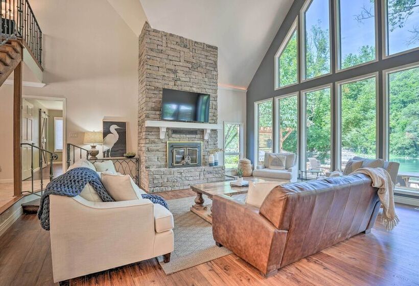Spacious, Lakefront Home W/ Private Dock!