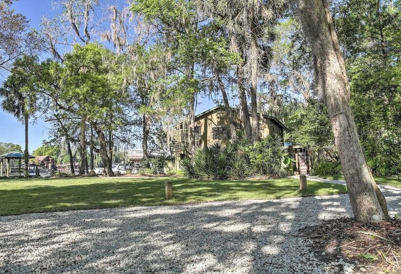 Waterfront Astor Studio Cabin W/ Private Boat Dock