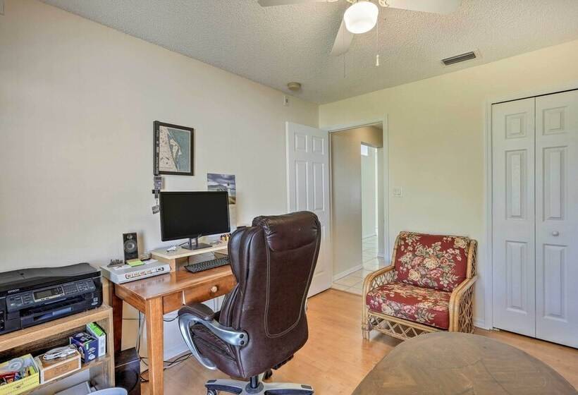 Bright Titusville Retreat W/ Lanai   Wfh Friendly!