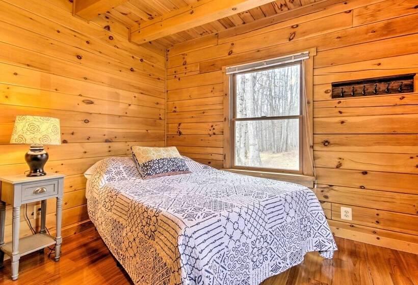 Cozy Log Home: Centrally Located & Pet Friendly!