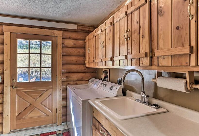 Hill City Log Cabin W/ On Site Trout Fishing!