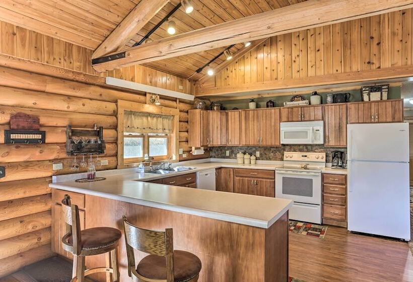 Hill City Log Cabin W/ On Site Trout Fishing!