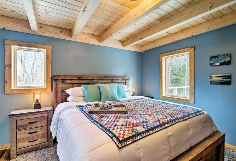 Newly Built Cabin W/ Hot Tub   16 Mi To Stowe Mtn!