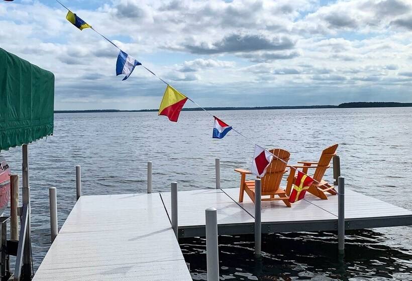 Waterfront Whitefish Lake Home W/ Dock!