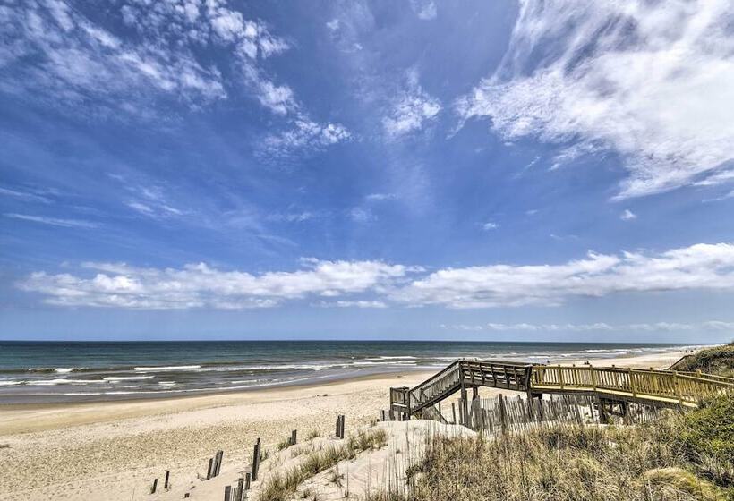 Home W/ Deck In Corolla Light: Walk To Beach!